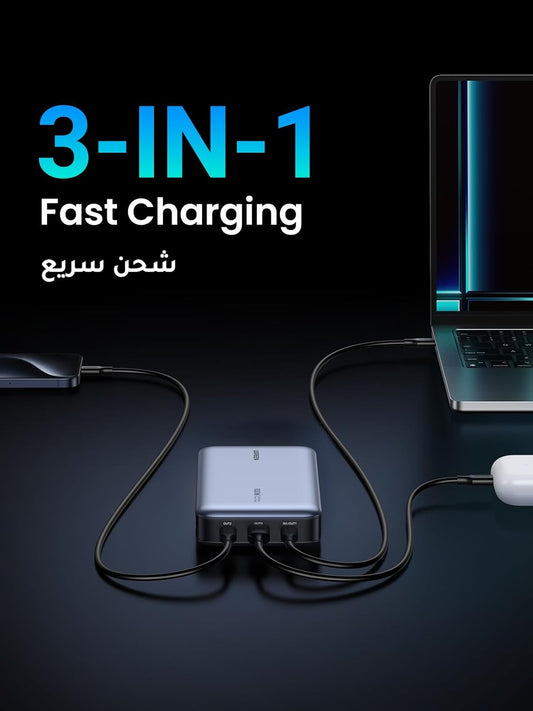 UGREEN Power Bank 20000mAh, 100W Fast Charging Portable Charger for Laptop.
