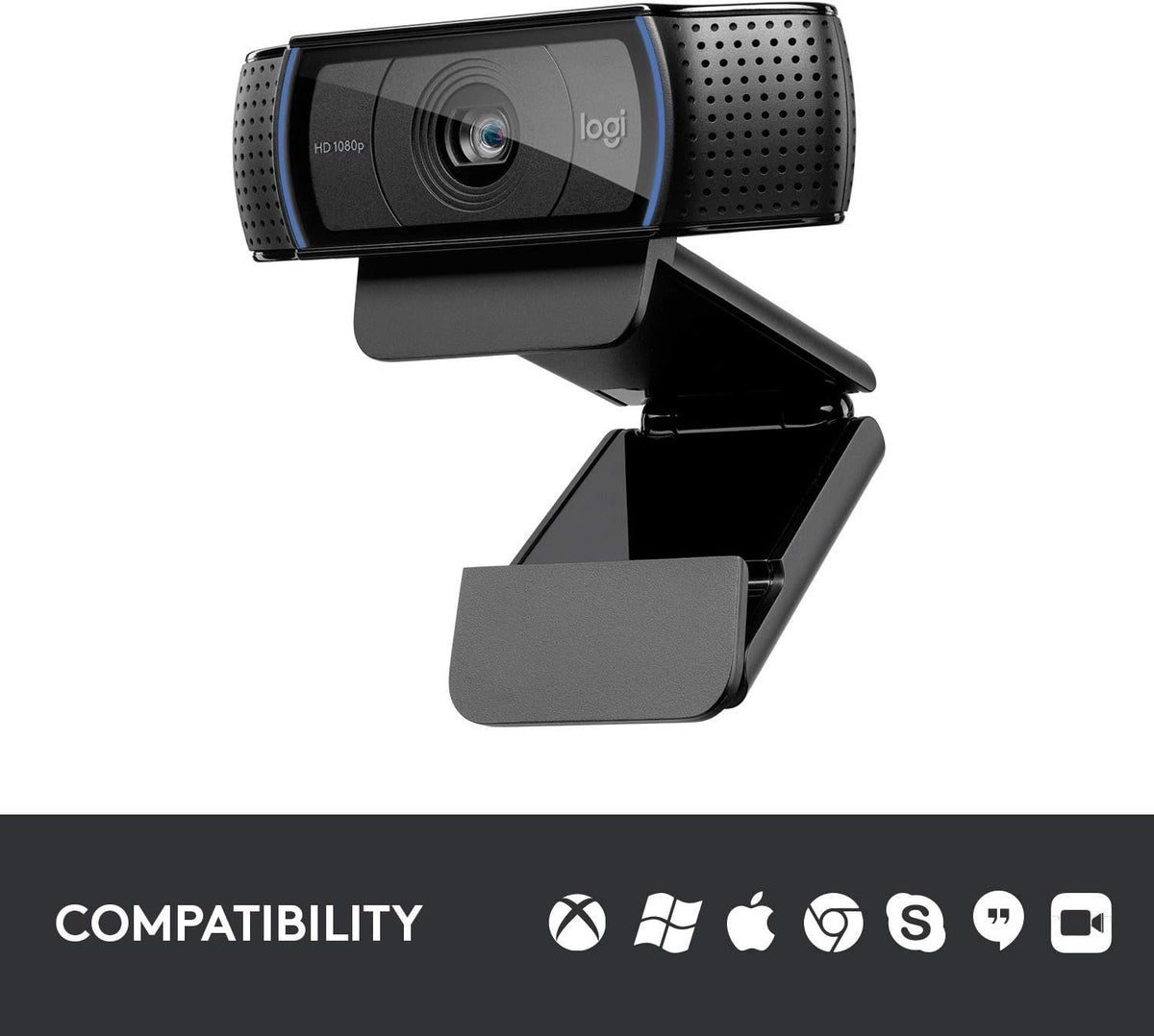 Logitech C920 Widescreen HD Pro Webcam - Black